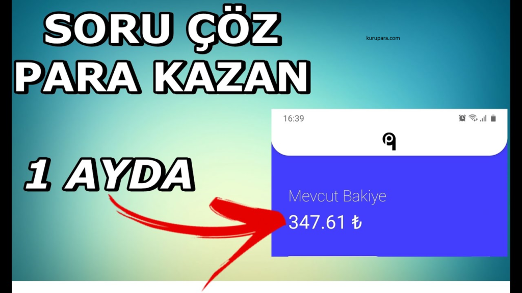 Soru Çözerek Para Kazanmak
